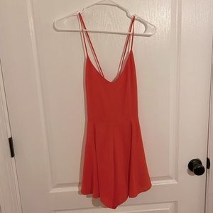 Small Orange Romper
